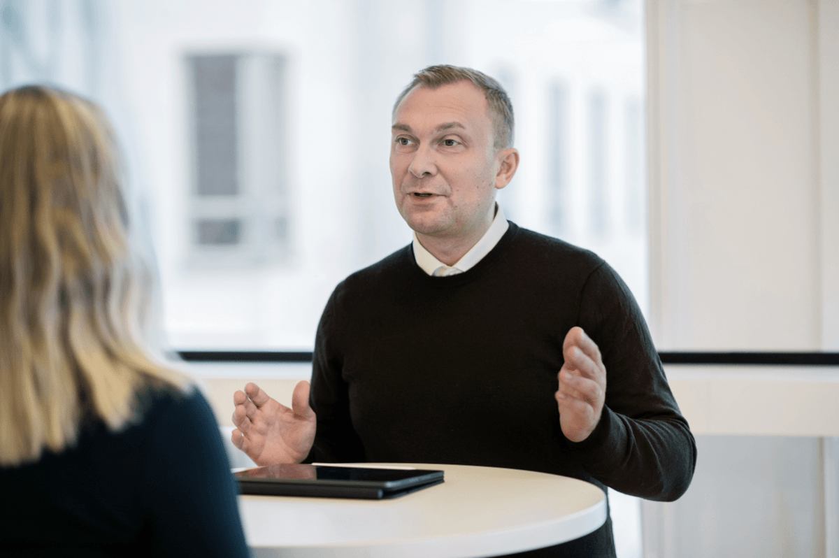 Samtal i ett kundmöte